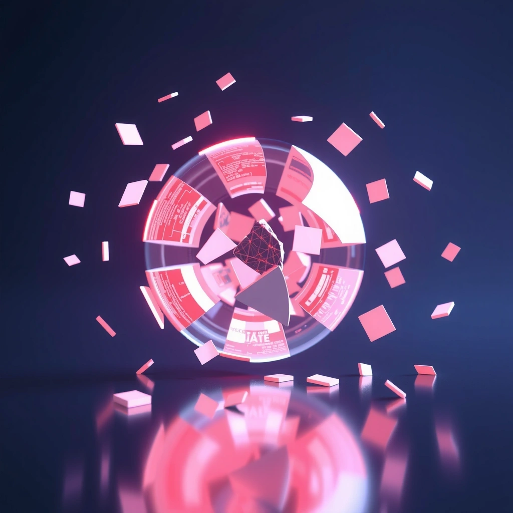 Data fragmentation visual